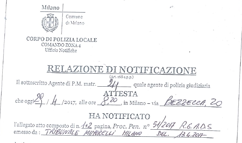 notificatore semianalfabeta