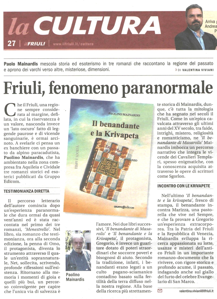 settimanale "Il Friuli", Paolino Mainardis